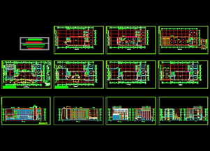 精品辦公大樓建筑施工圖